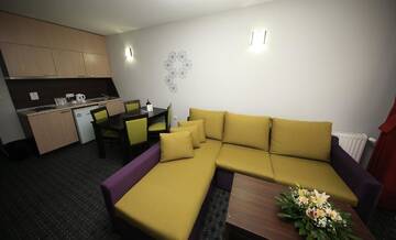 Фото номера Апартаменты с 1 спальней Отель MPM Hotel Guinness г. Банско 4